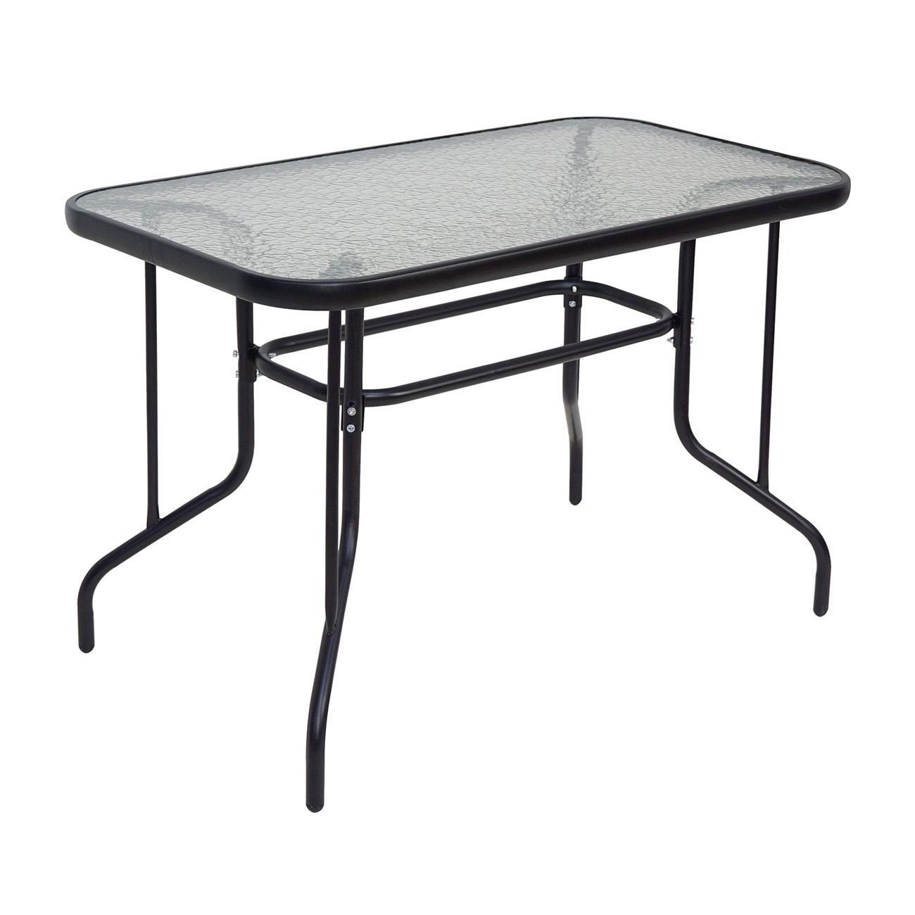 Τραπέζι Κήπου Βεράντας, Μέταλλο Βαφή Μαύρο 2