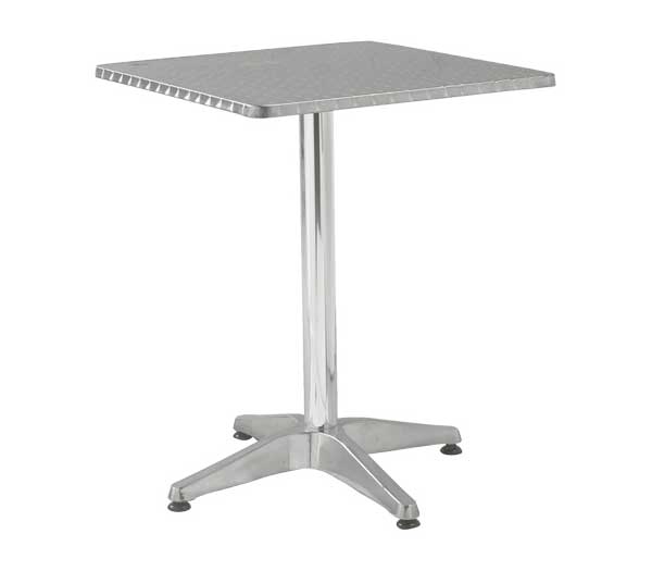 Τραπέζι Τετράγωνο Αλουμινίου 2