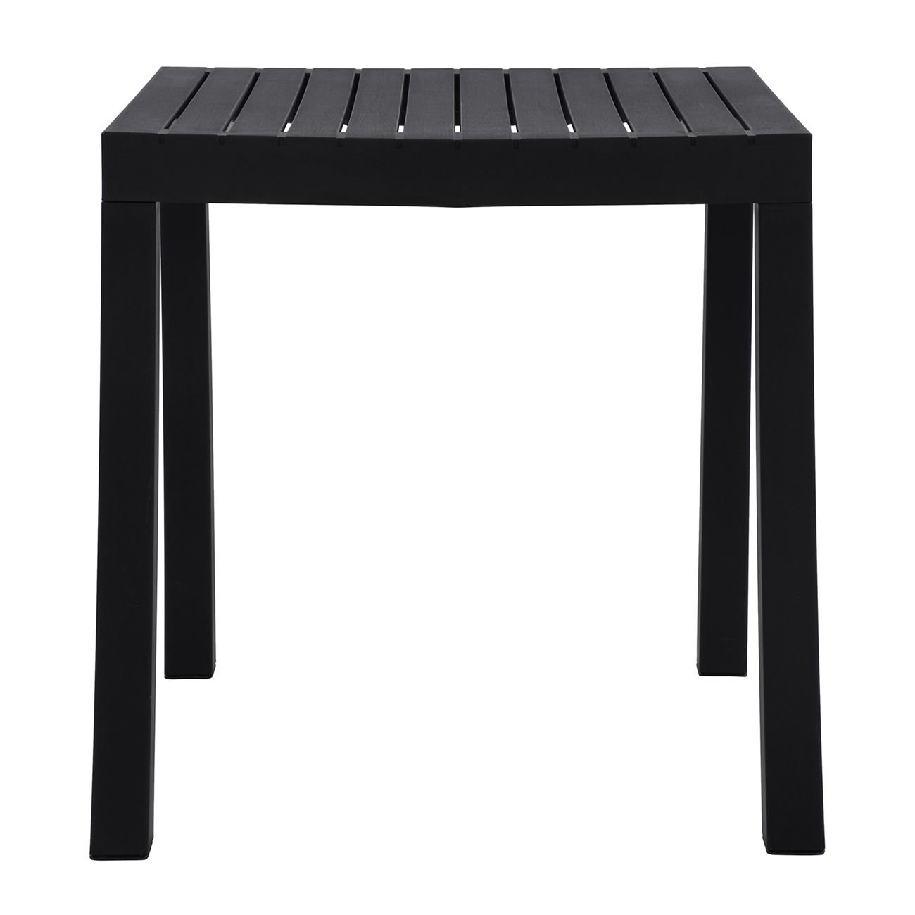 Τραπέζι Κήπου-Βεράντας Μέταλλο Βαφή Μαύρο, PP-UV Μαύρο 4