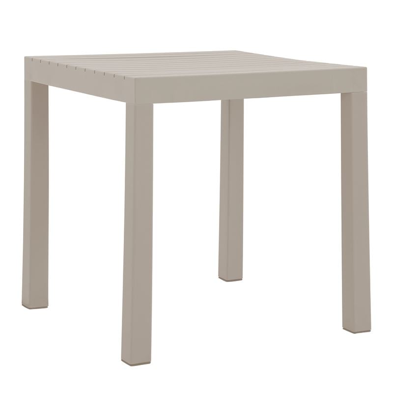 Τραπέζι Κήπου-Βεράντας Μέταλλο Βαφή Γκρι, PP-UV Γκρι 1