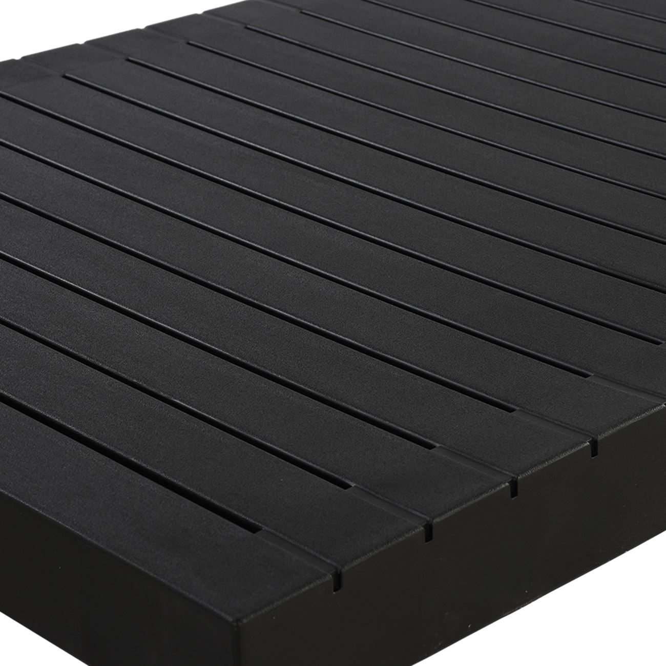 Τραπέζι Κήπου-Βεράντας Μέταλλο Βαφή Μαύρο, PP-UV Μαύρο 5