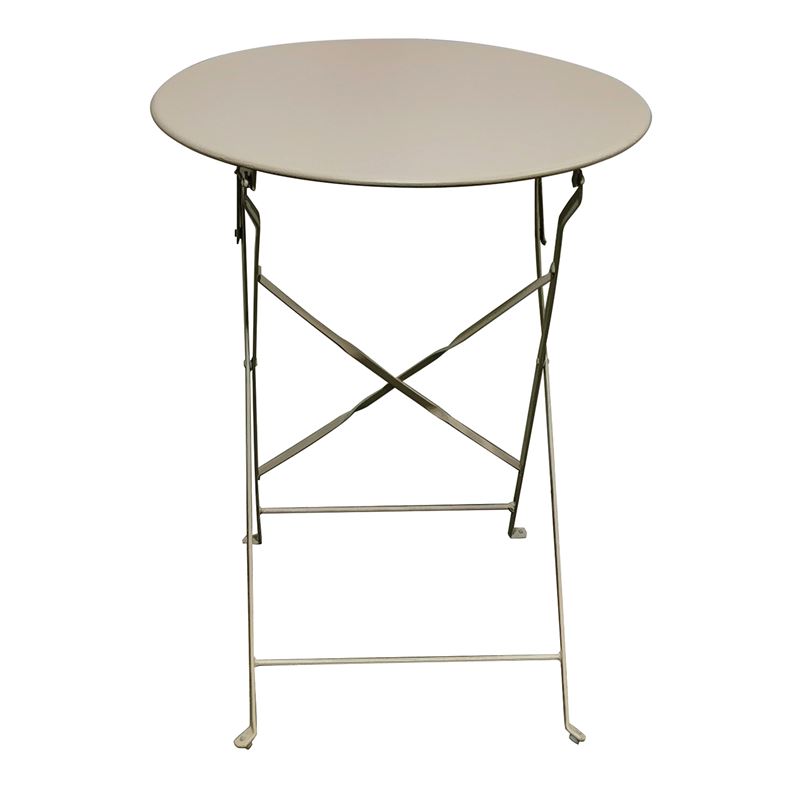 ΖΑΠΠΕΙΟΥ Pantone Τραπέζι Πτυσσόμενο, Μέταλλο Βαφή Beige 14-1212 1