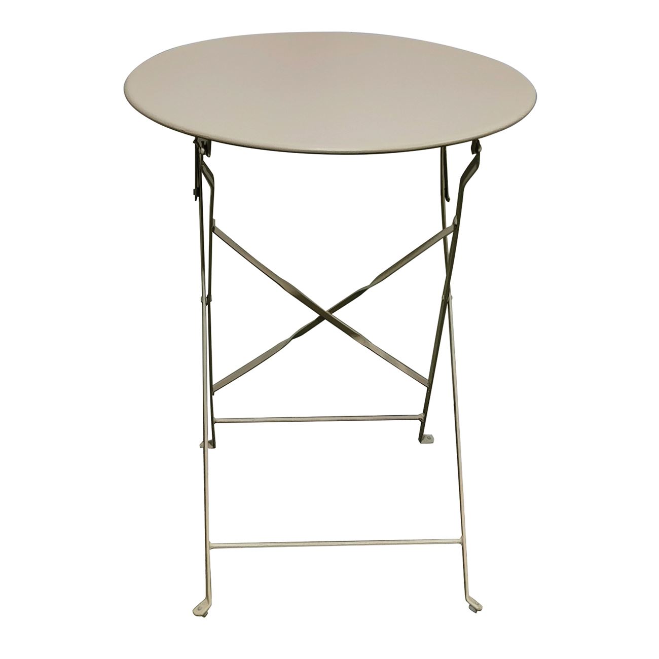 ΖΑΠΠΕΙΟΥ Pantone Τραπέζι Πτυσσόμενο, Μέταλλο Βαφή Beige 14-1212 2