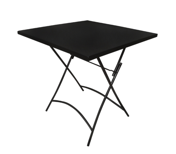 Τραπέζι πτυσσόμενο Μεταλλικό Μαύρο 2