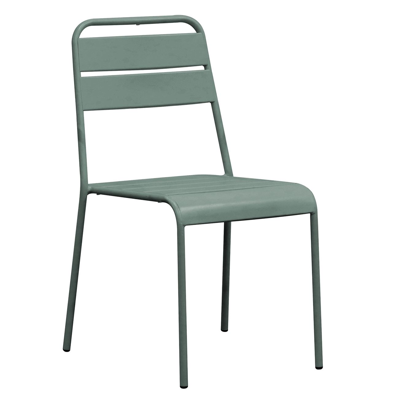 Καρέκλα Στοιβαζόμενη Μέταλλο Βαφή Sandy Green 5635C 2