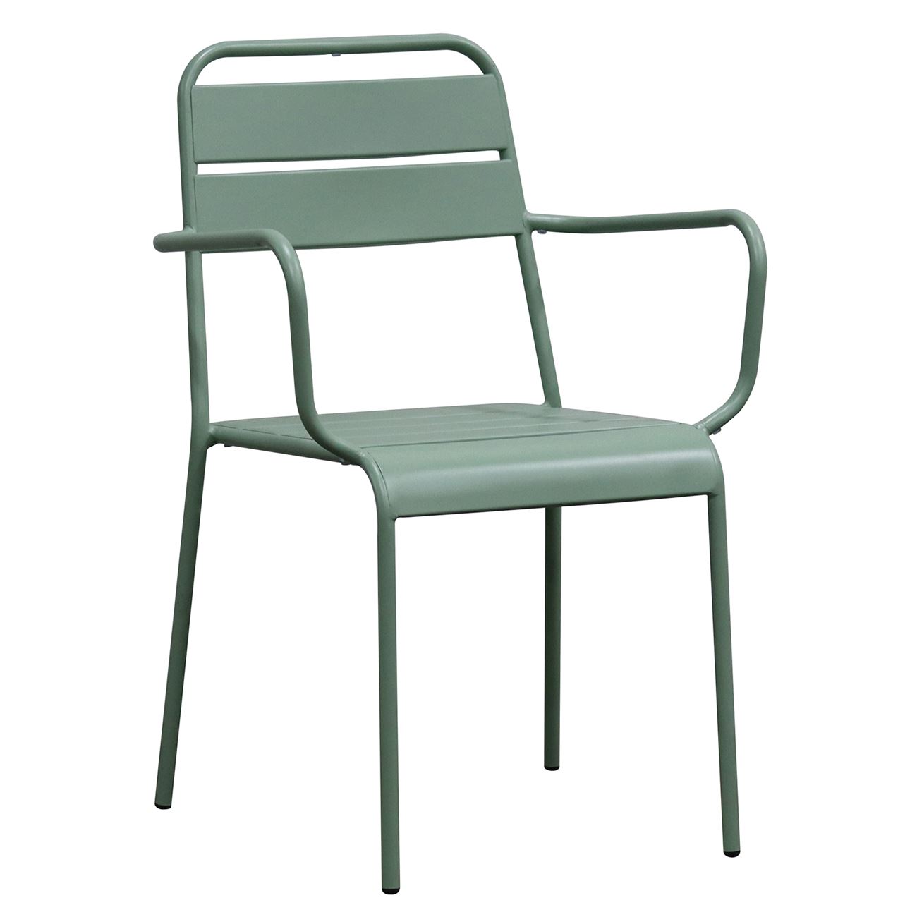 Πολυθρόνα Στοιβαζόμενη Μέταλλο Βαφή Sandy Green 5635C 2