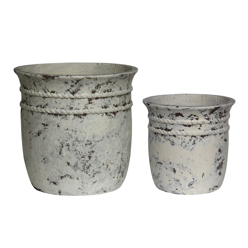 Set 2 τεμαχίων, Cement Απόχρωση Antique White 1