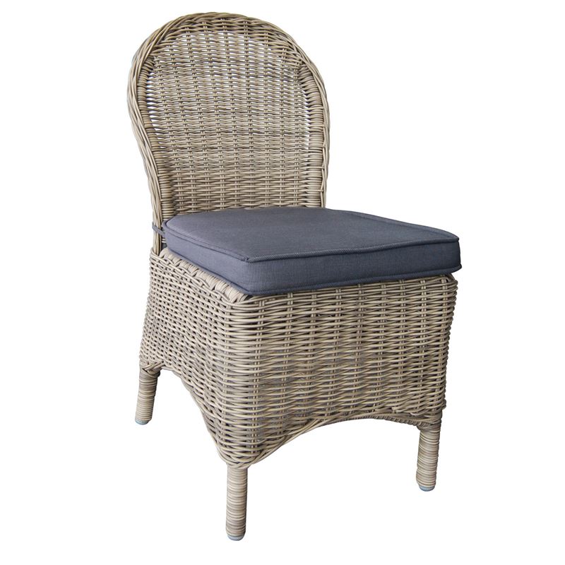 Καρέκλα Φ5mm Round Wicker Grey/Brown 1