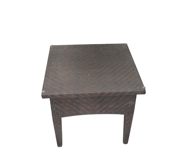 Βοηθ.Τραπεζάκι Wicker Καφέ 2