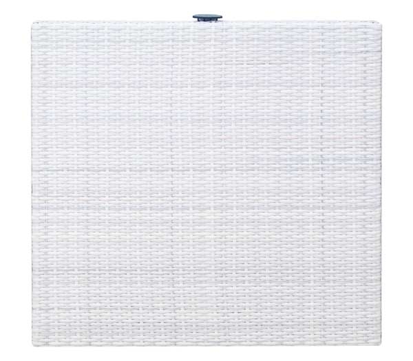TOP Επιφάνεια Τραπεζιού Alu/Wicker Ice White/Γυαλί 2