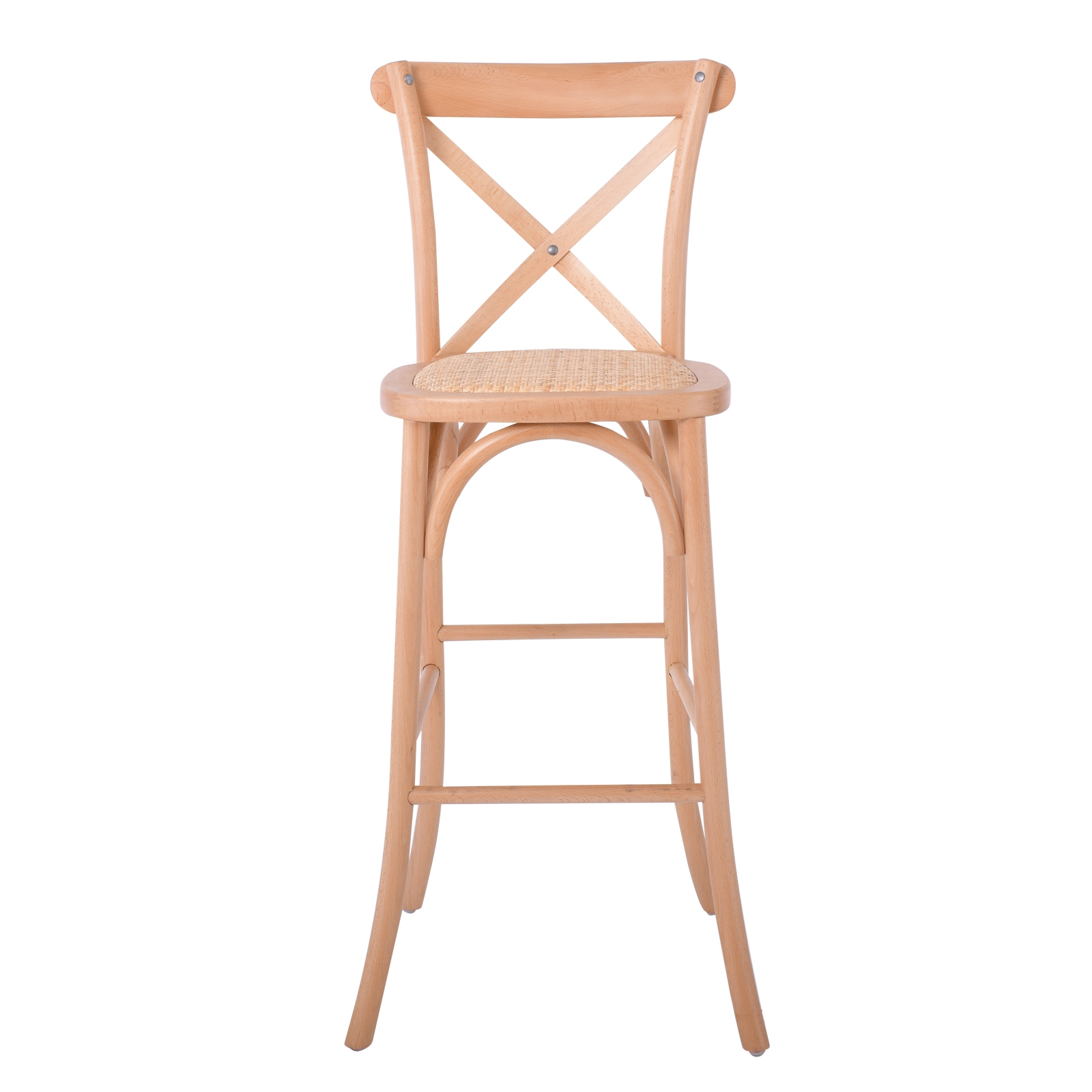 Σκαμπώ Bar Οξυά Φυσικό - Κάθισμα Ψάθα 3