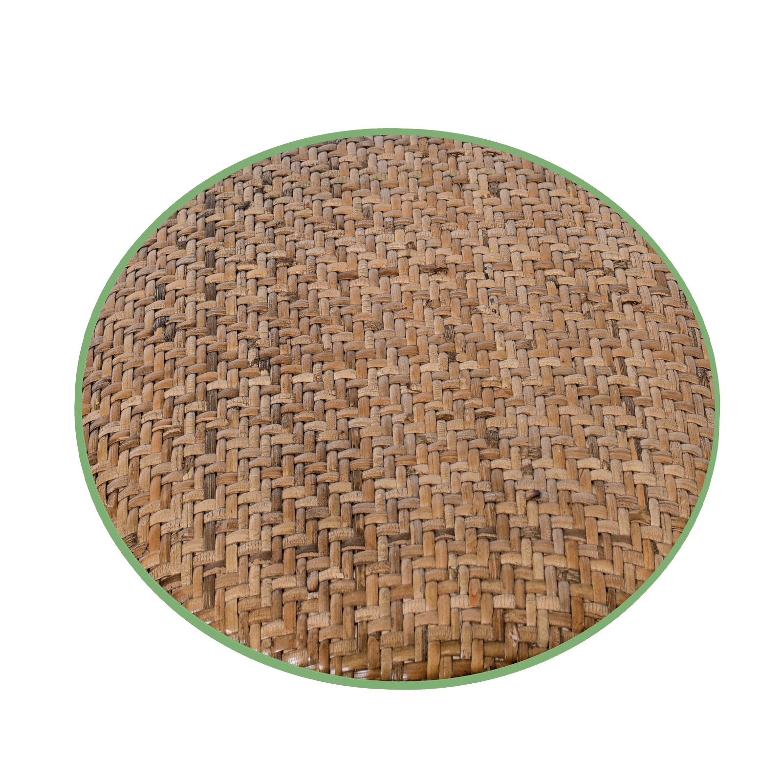 Σκαμπώ Bar Καρυδί / Κάθισμα Rattan 3