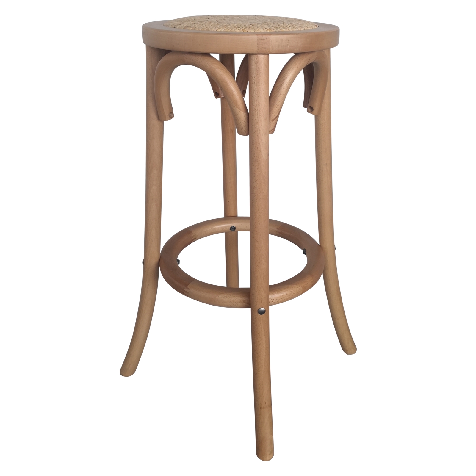 Σκαμπώ Bar Φυσικό / Κάθισμα Rattan 2