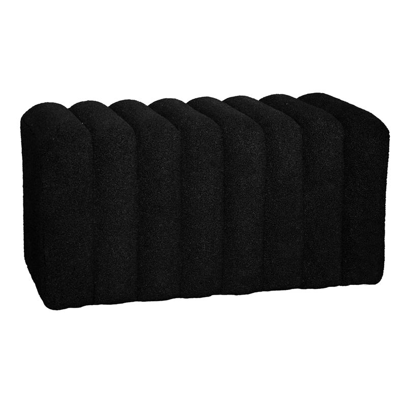 Σκαμπό Βοηθητικό,  Ύφασμα Μαύρο 1