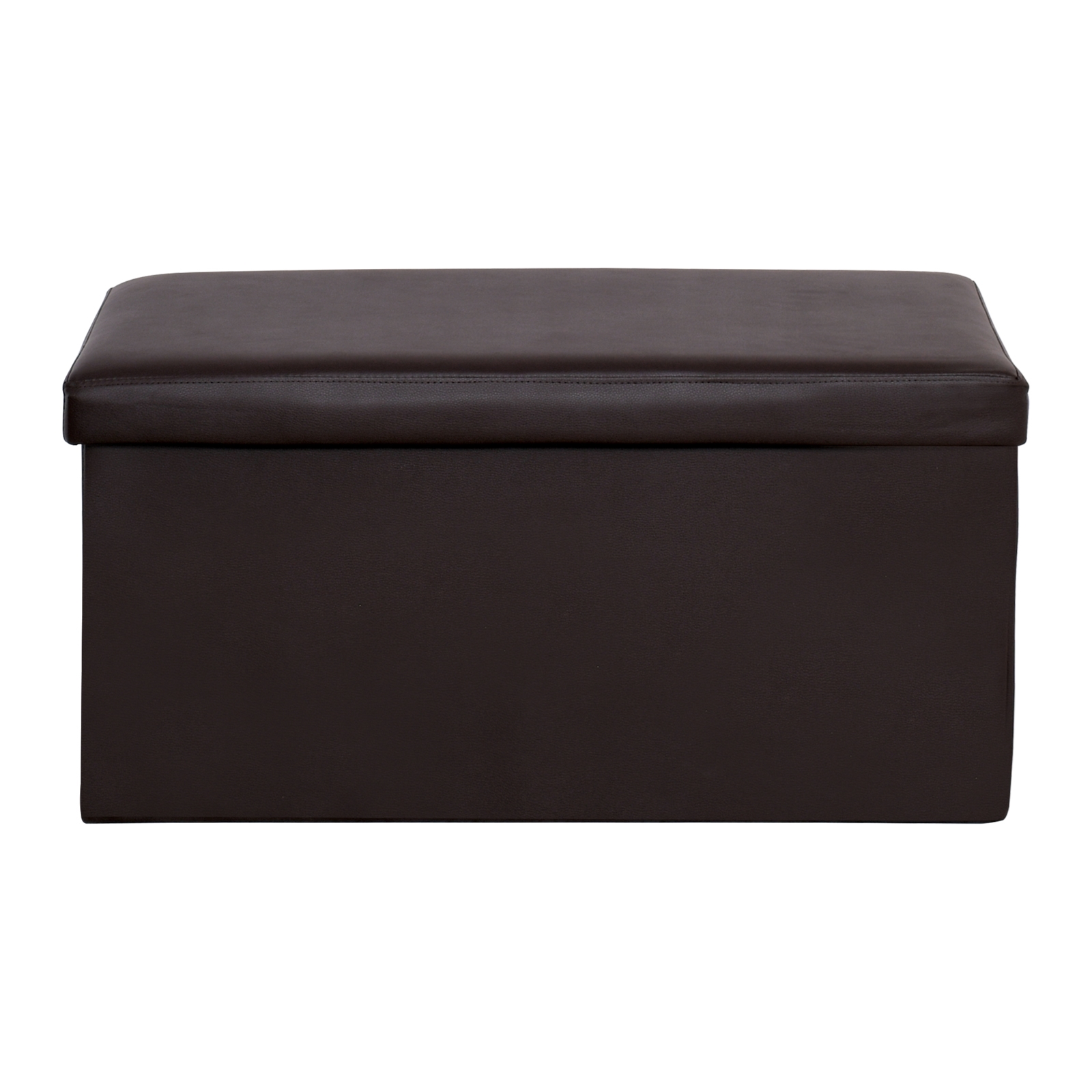 Σκαμπώ Αποθηκευτικό - Βοηθητικό / PU Σκούρο Καφέ 3