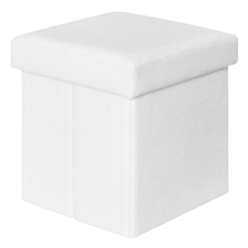 Σκαμπώ Αποθηκευτικό - Βοηθητικό / PU Άσπρο 1