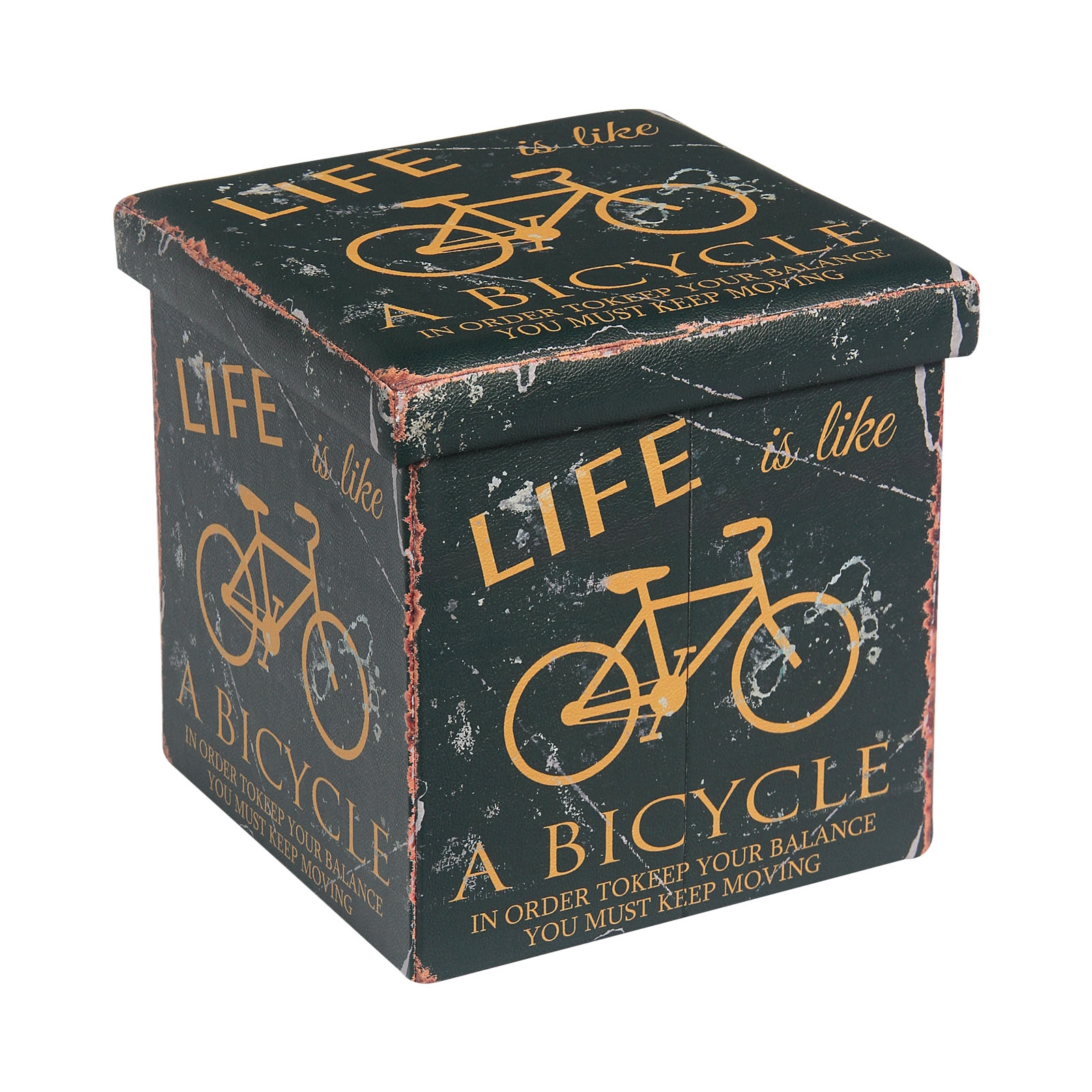 Σκαμπώ Αποθηκευτικό - Βοηθητικό / PU Deco Bike 2