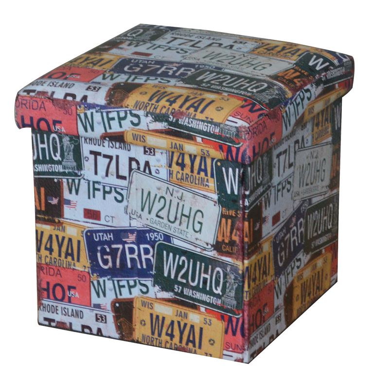 Σκαμπώ Αποθηκευτικό - Βοηθητικό / PU Deco Label 1