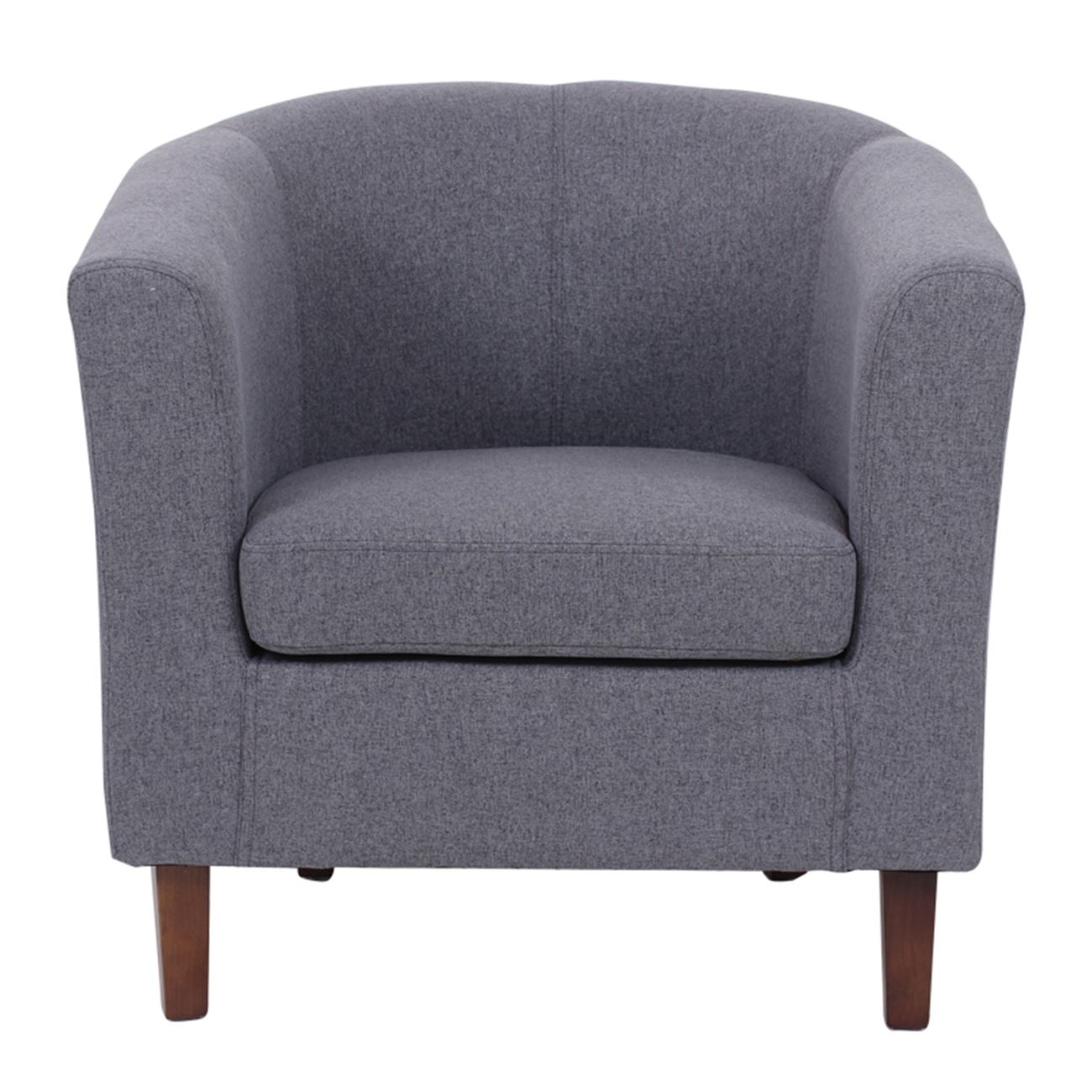 Πολυθρόνα Σαλονιού Καθιστικού, Ύφασμα Γκρι 3