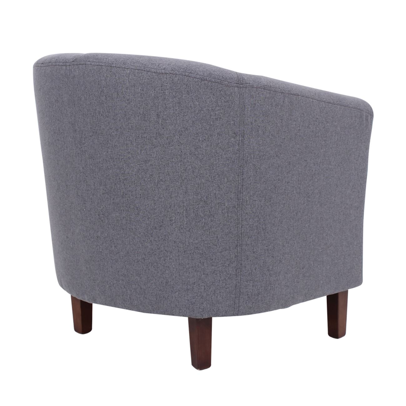 Πολυθρόνα Σαλονιού Καθιστικού, Ύφασμα Γκρι 5