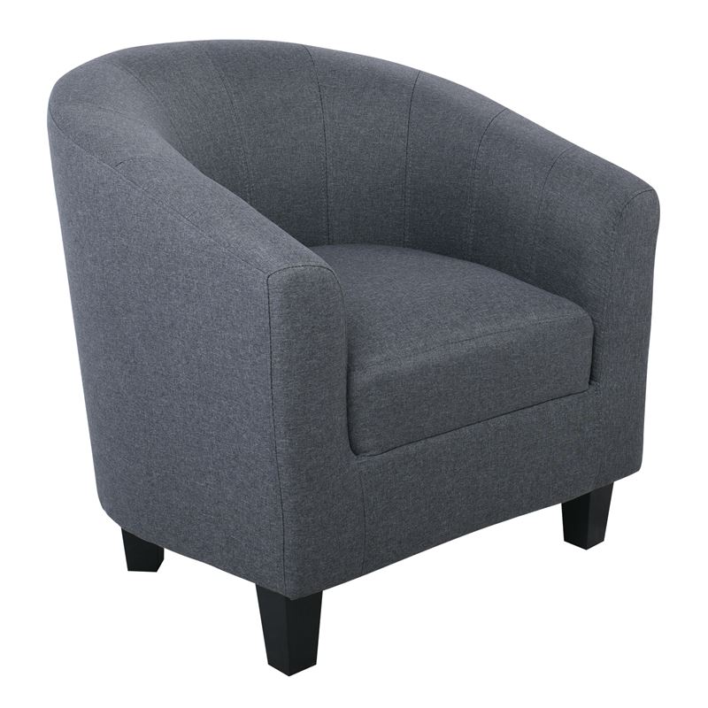 Πολυθρόνα Σαλονιού Καθιστικού, Ύφασμα Γκρι 1