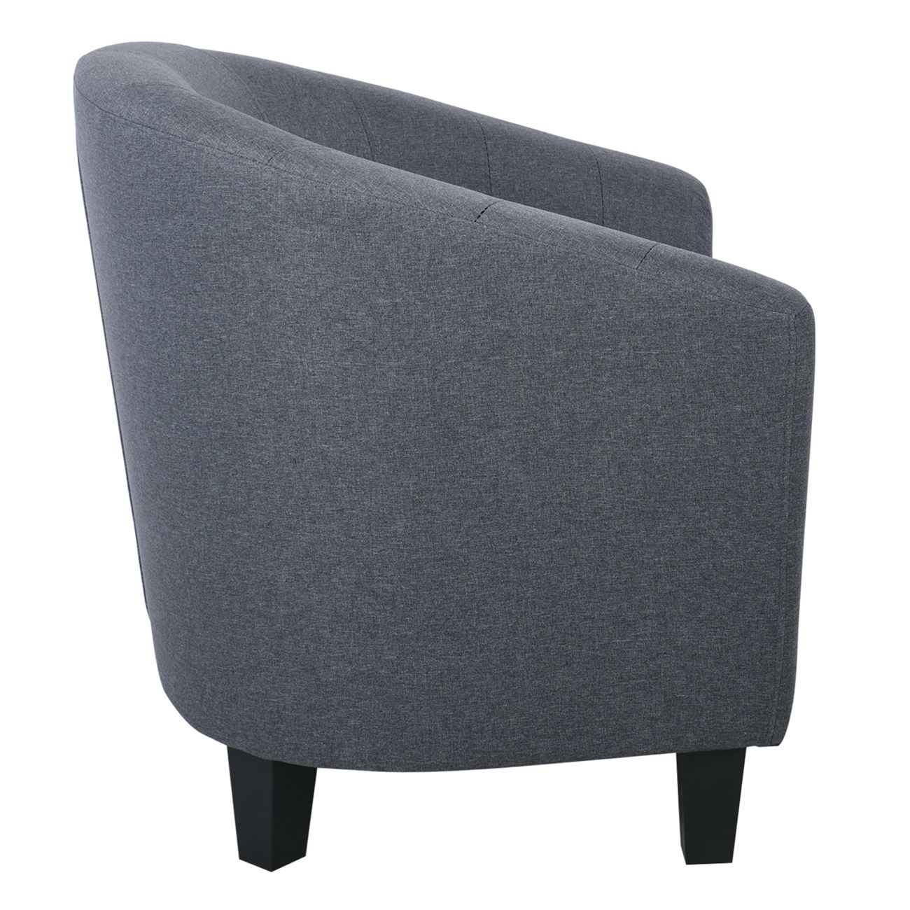 Πολυθρόνα Σαλονιού Καθιστικού, Ύφασμα Γκρι 3