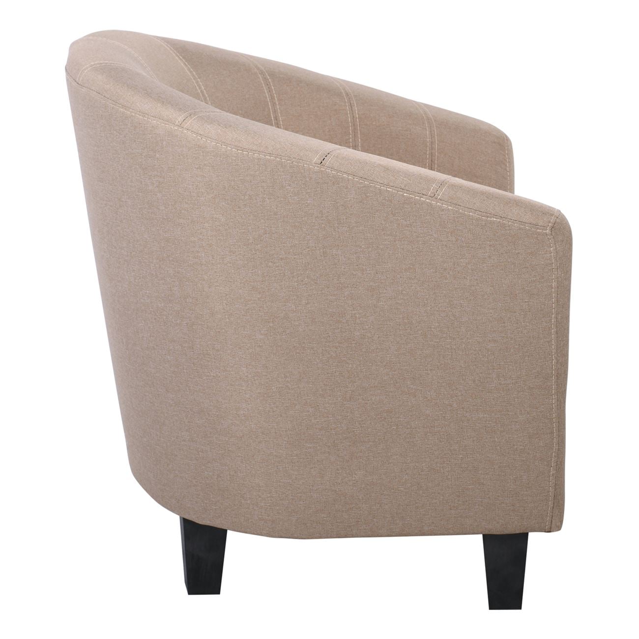 Πολυθρόνα Σαλονιού Καθιστικού, Ύφασμα Καφέ 3