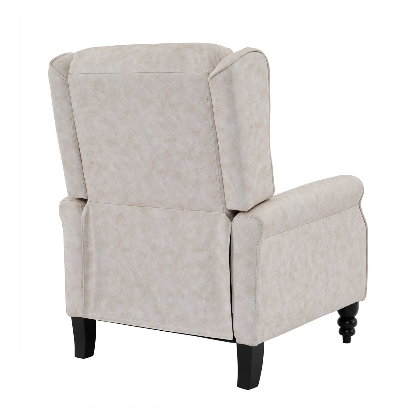 Relax Πολυθρόνα Μπερζέρα Σαλονιού, Καθιστικού, Ύφασμα Απόχρωση Antique Εκρού 4