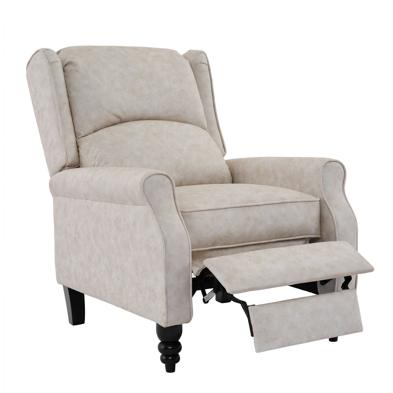 Relax Πολυθρόνα Μπερζέρα Σαλονιού, Καθιστικού, Ύφασμα Απόχρωση Antique Εκρού 5