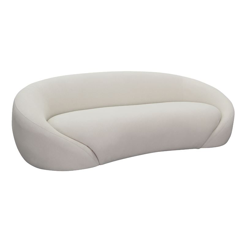 Καναπές 3θ - Σαλονιού - Καθιστικού, Ύφασμα Εκρού 1