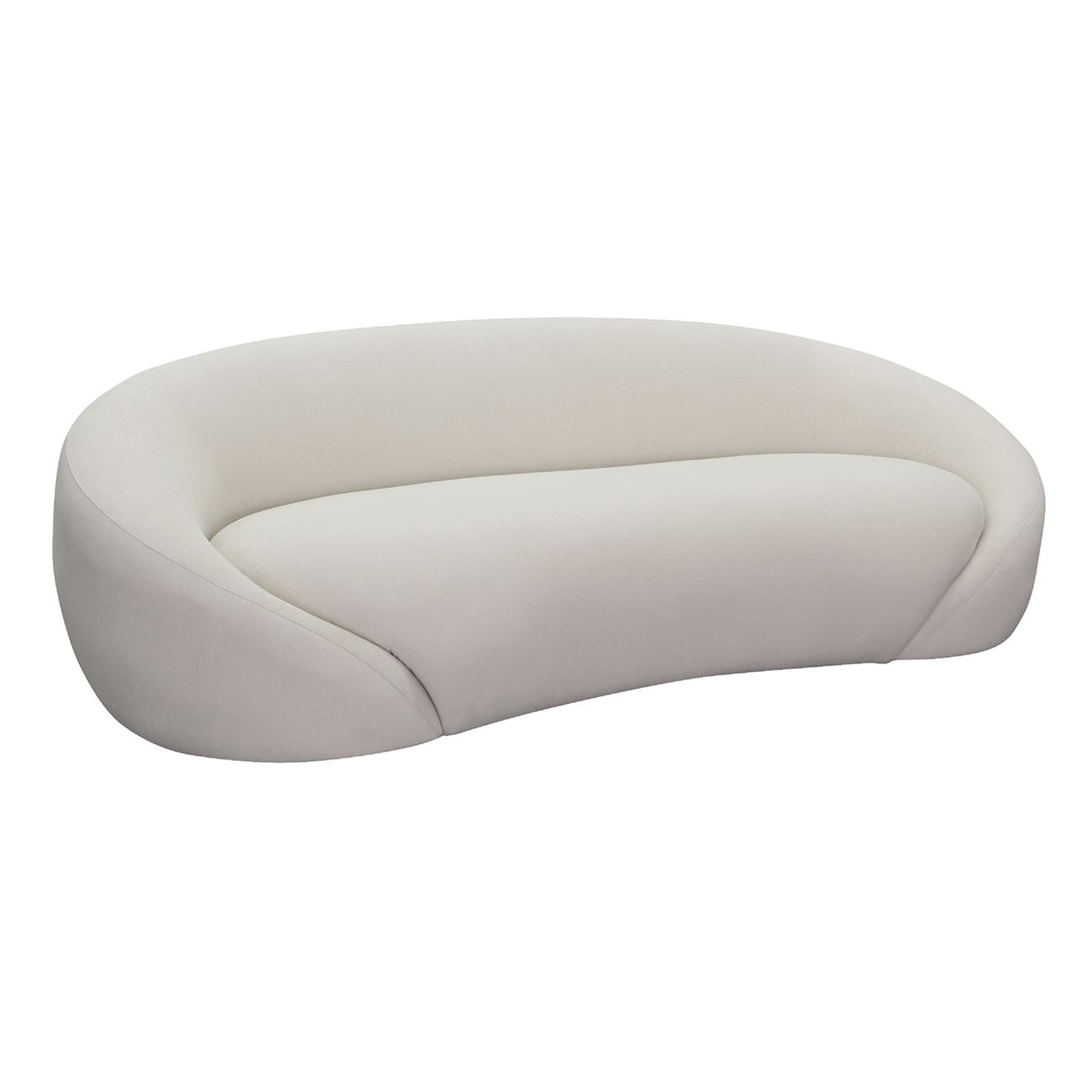 Καναπές 3θ - Σαλονιού - Καθιστικού, Ύφασμα Εκρού 2