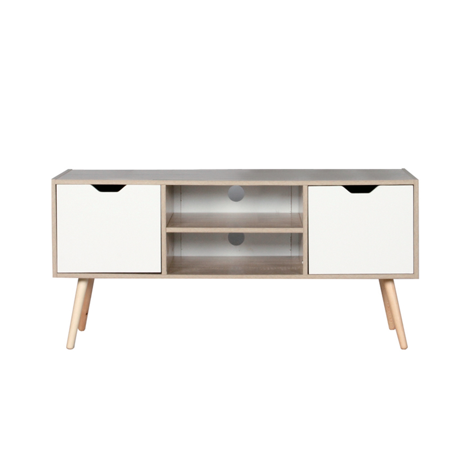 Έπιπλο TV Sonoma - Άσπρο 2