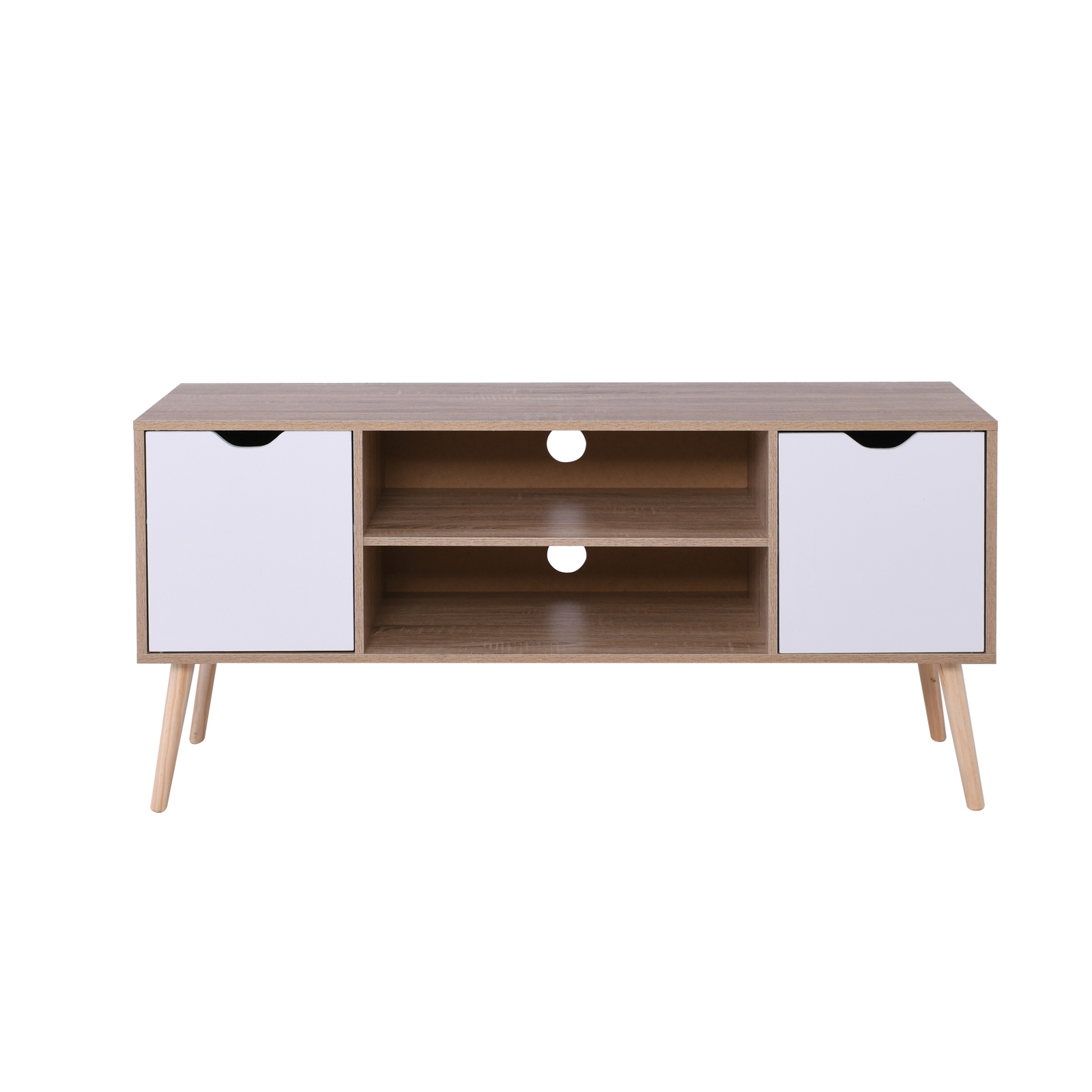 Έπιπλο TV Sonoma - Άσπρο 3