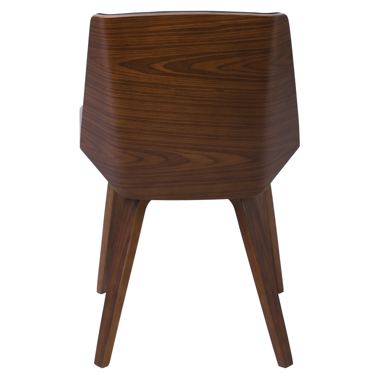 Καρέκλα Tραπεζαρίας Καρυδί / PU Μαύρο 5