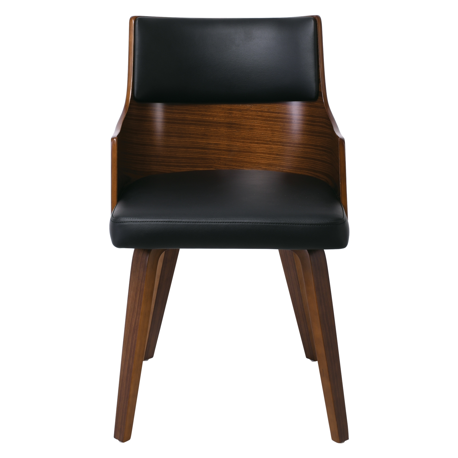 Πολυθρόνα Καρυδί - Pu Μαύρο 3