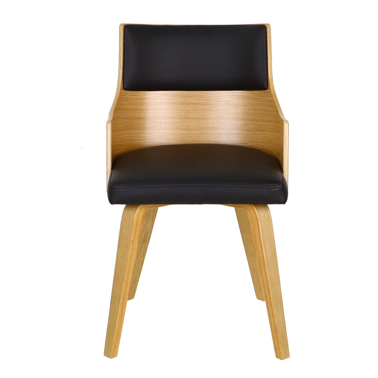 Πολυθρόνα Φυσικό - Pu Μαύρο 4