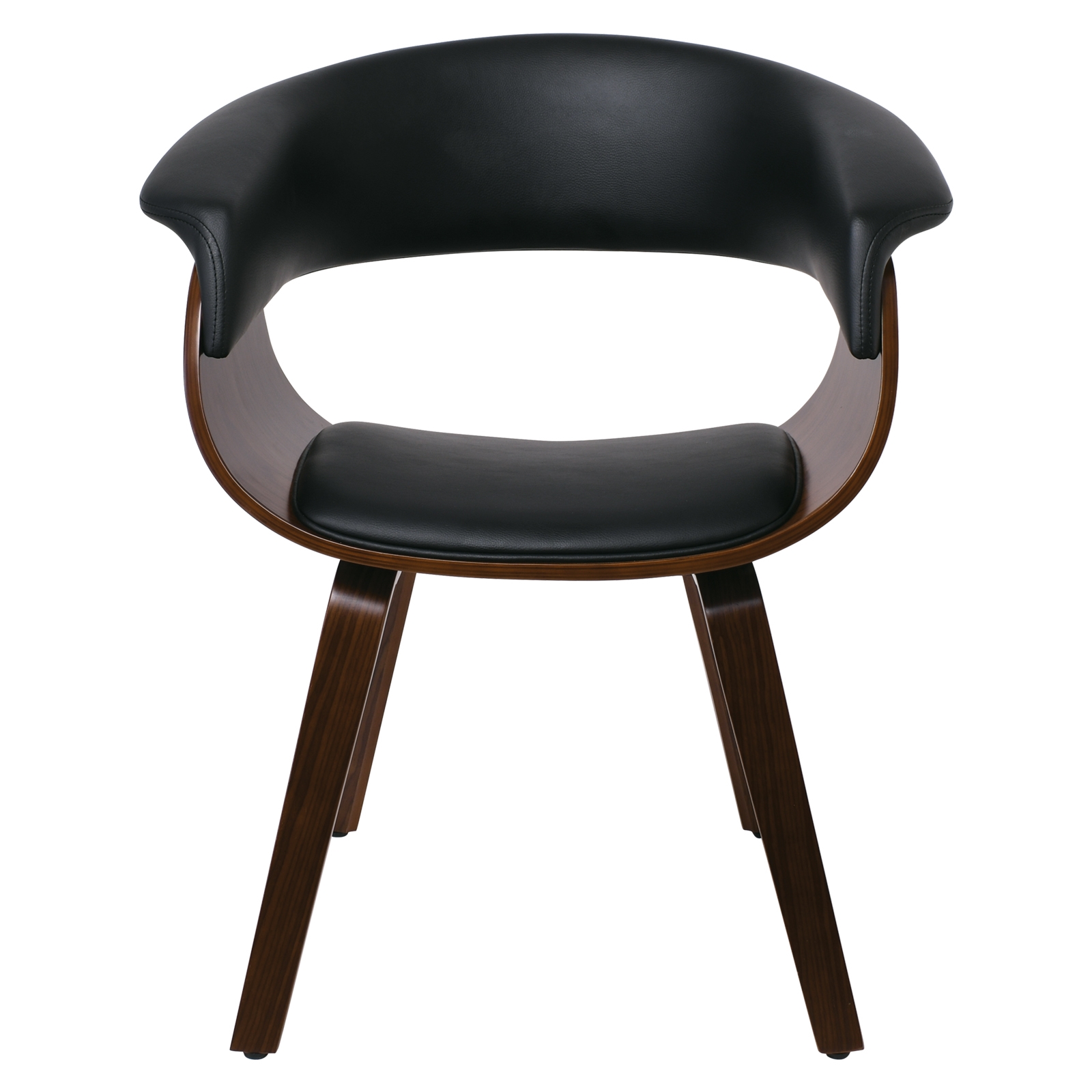 Πολυθρόνα Καρυδί - Pu Μαύρο 3