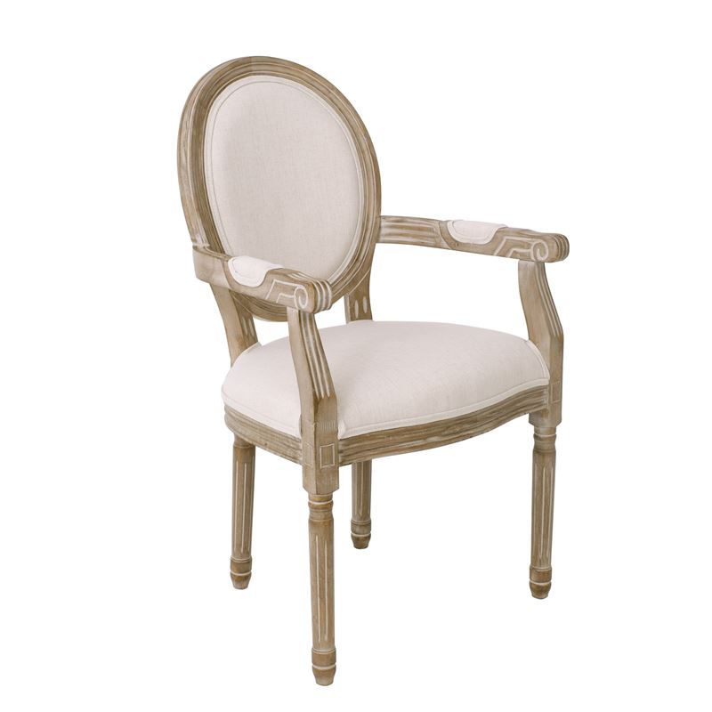 Πολυθρόνα Σαλονιού Καθιστικού - Decape / Ύφασμα Εκρού 1