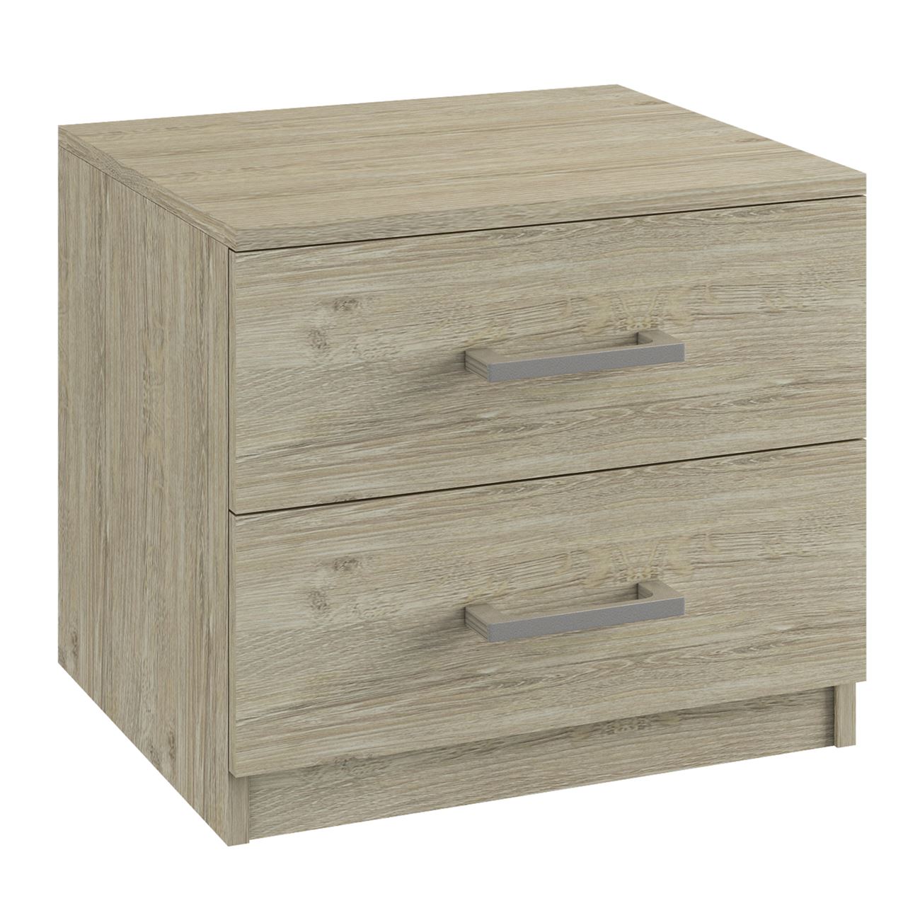 Κομοδίνο με 2 Συρτάρια, Απόχρωση Sonoma 2