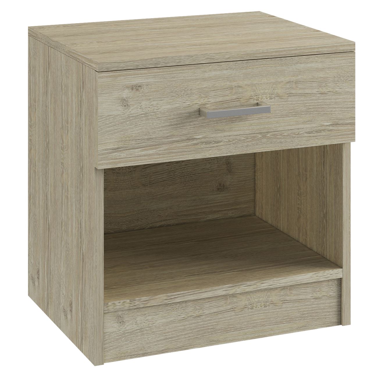 Κομοδίνο με 1 Συρτάρι, Απόχρωση Sonoma 2