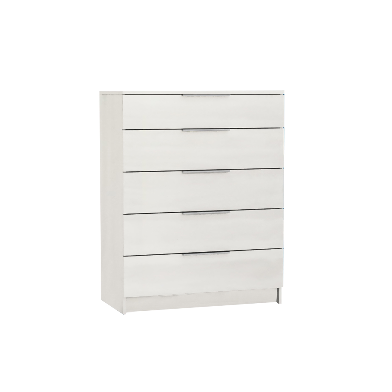 Συρταριέρα με 5 Συρτάρια - Άσπρο 2