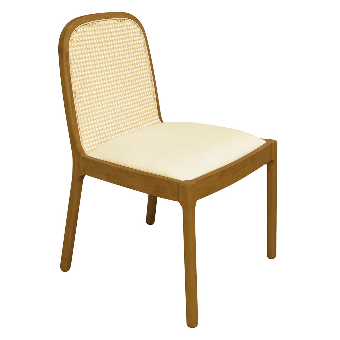 Καρέκλα Τραπεζαρίας, Απόχρωση Φυσικό, Pu Εκρού 2