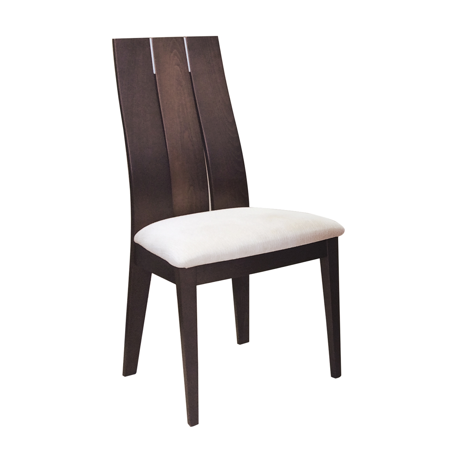 Καρέκλα Οξυά Καρυδί Burn Beech / Ύφασμα Μπεζ 2