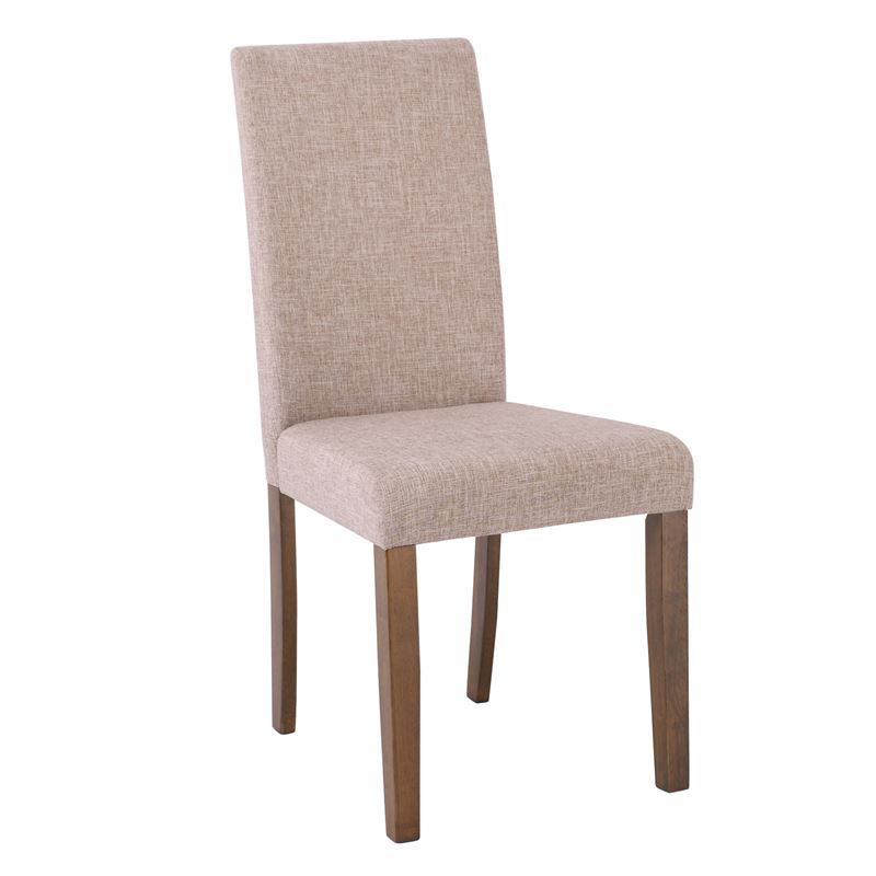 Καρέκλα Green Walnut / Ύφασμα Μπεζ 1