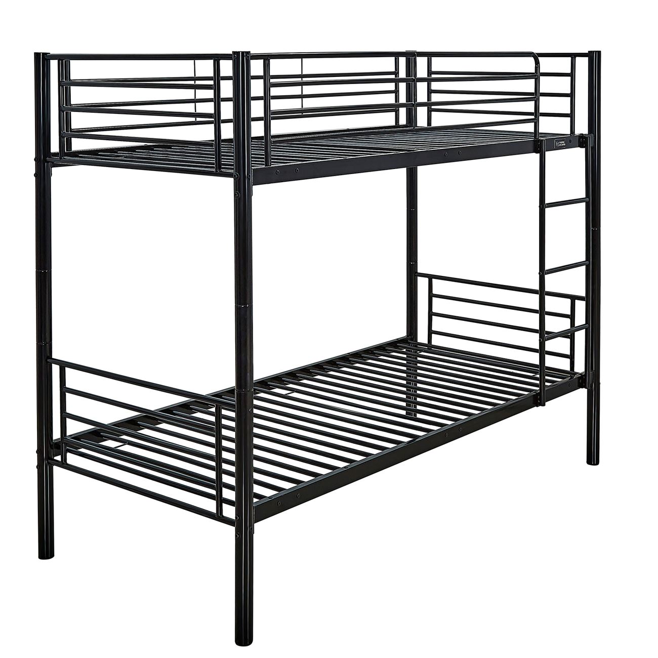 TIVOLI Κρεβάτι Κουκέτα Μέταλλο Βαφή Μαύρο 4