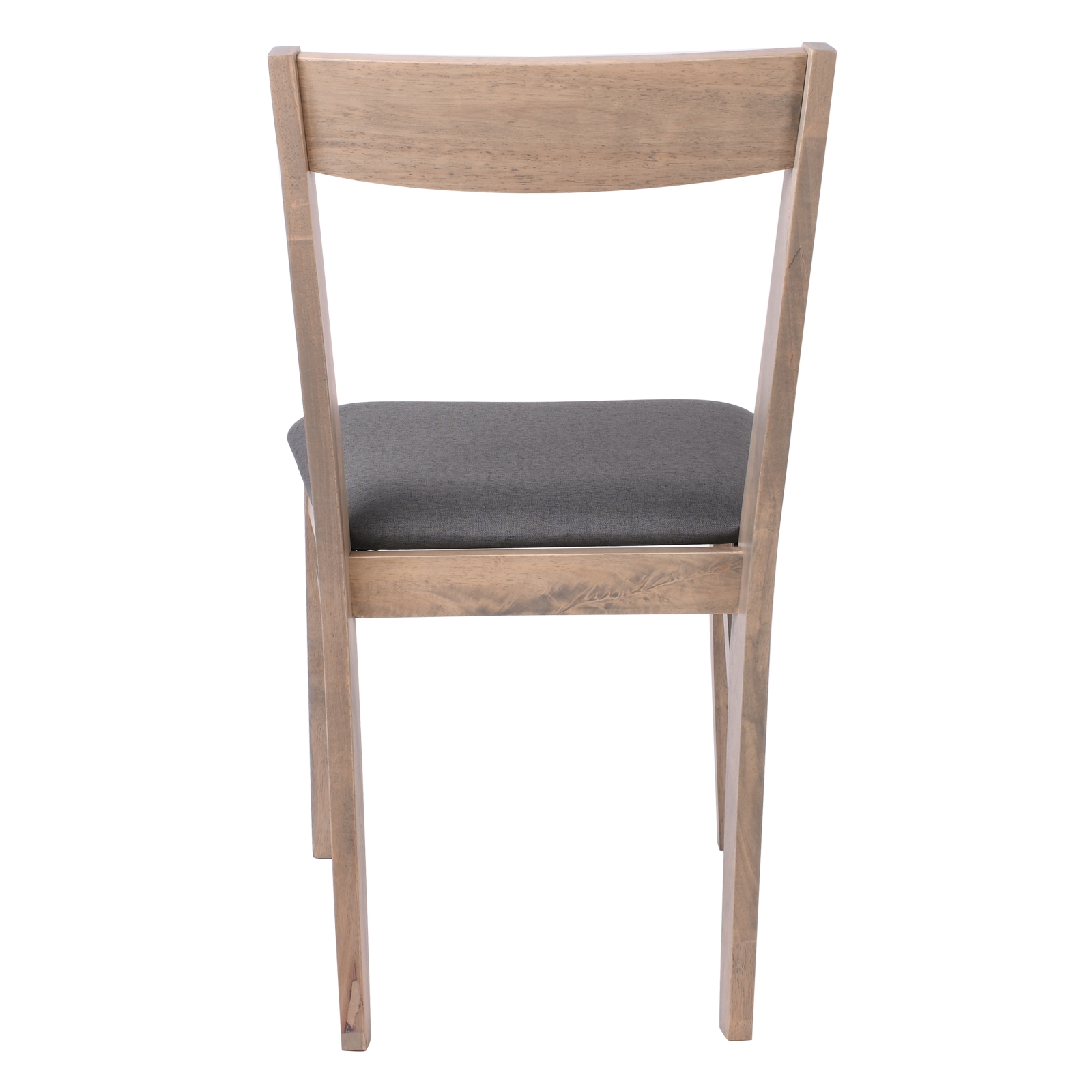 Καρέκλα Τραπεζαρίας Κουζίνας Smoke Beech / Ύφασμα Γκρι 3