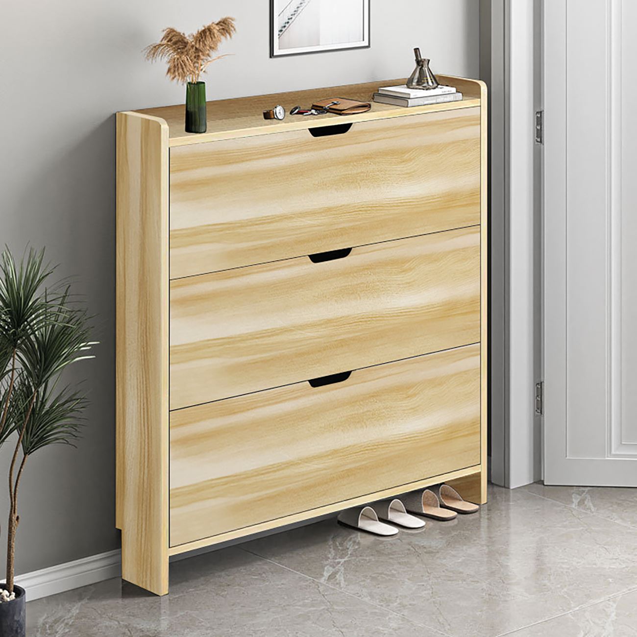 Παπουτσοθήκη MDF - Melamine Απόχρωση Sonoma 2