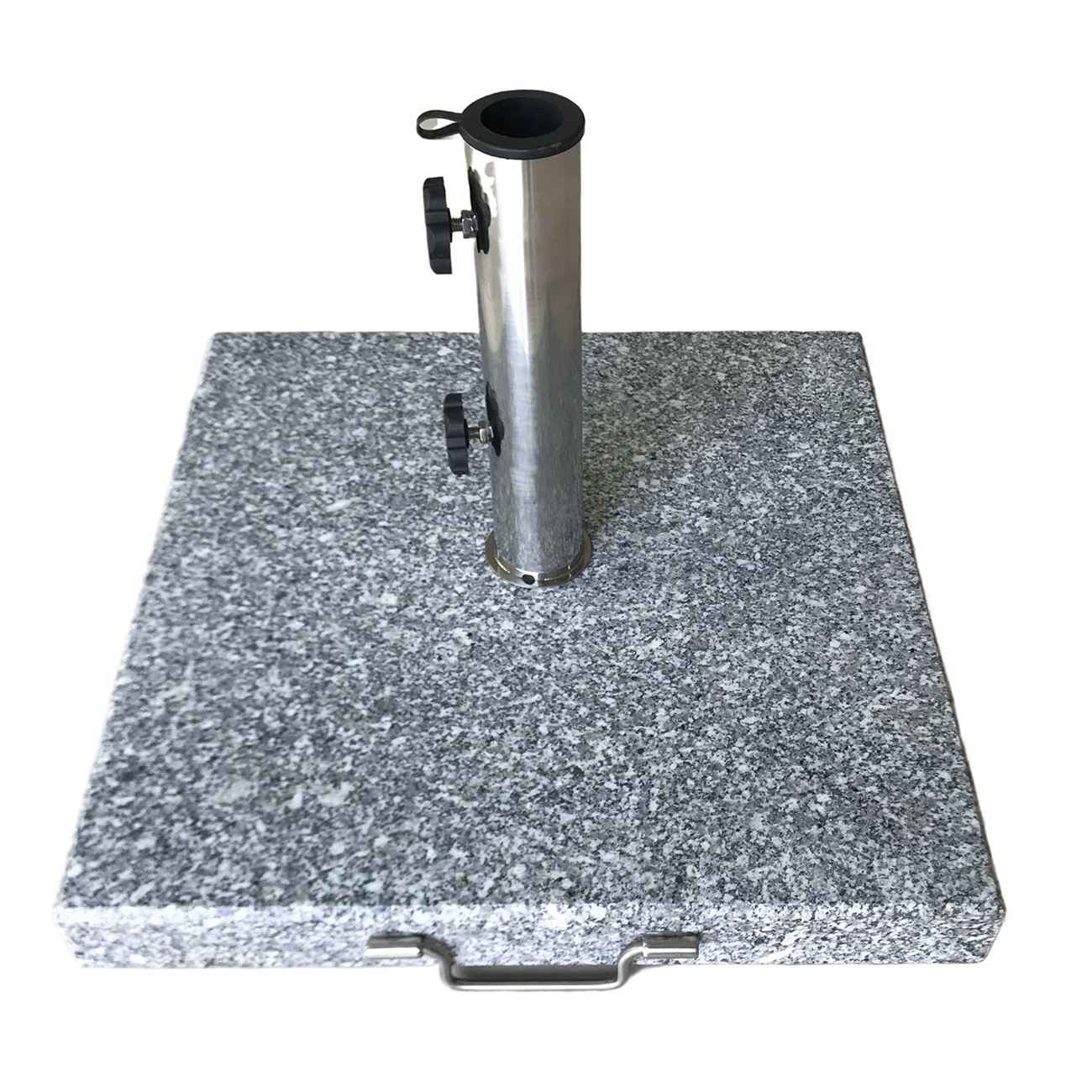 ΒΑΣΗ ομπρέλας τετράγωνη Γρανίτης/Inox #304 (40Kg) 2