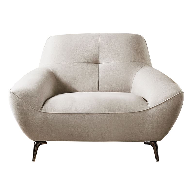 Πολυθρόνα Σαλονιού - Καθιστικού, Ύφασμα Mixed Beige 1