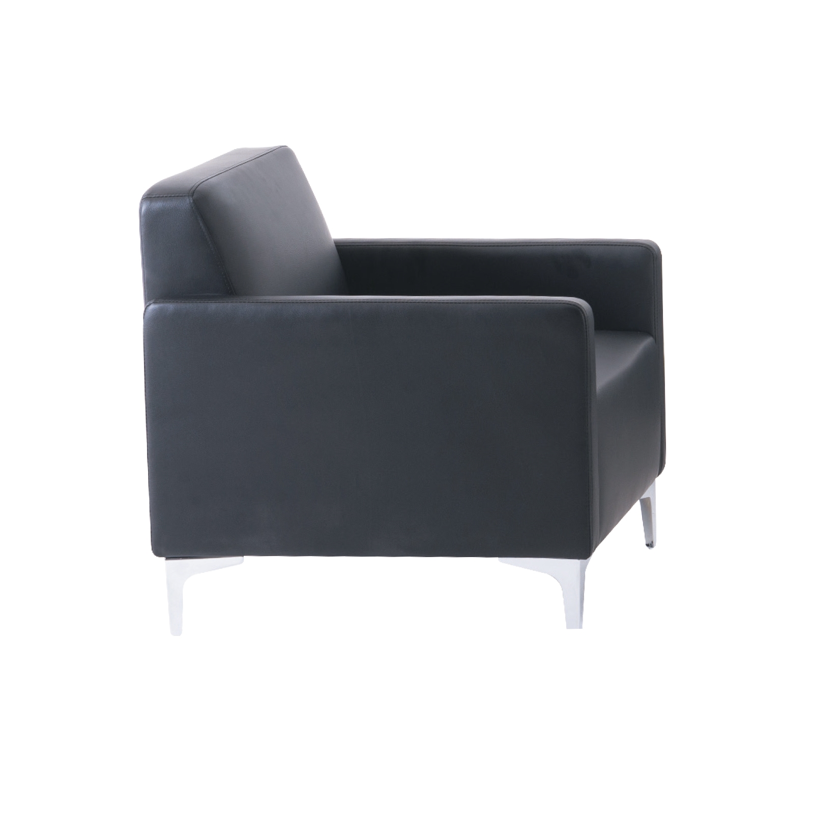 Πολυθρόνα Σαλονιού - Καθιστικού / Pu Μαύρο 2